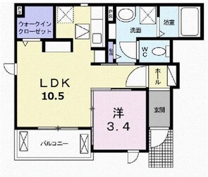 メゾンドカランⅢの物件間取画像